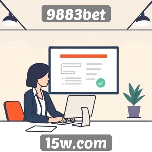 Desempenho do atendimento ao cliente na plataforma 9883bet