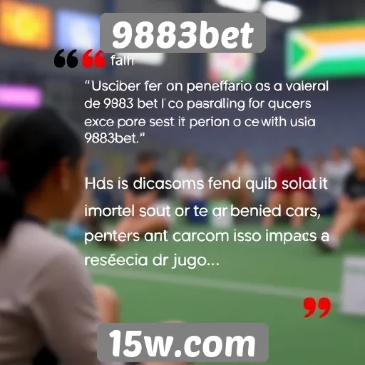 Feedback de usuários sobre o atendimento no 9883bet